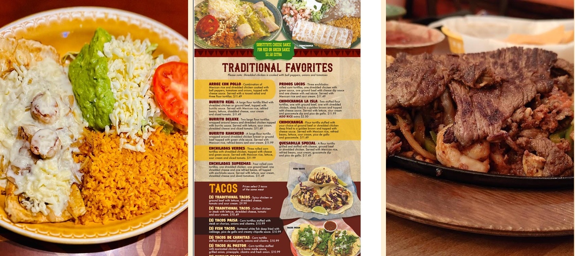 El Carreton Mexican Restaurant Menu